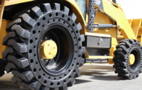 skidsteer solid tires