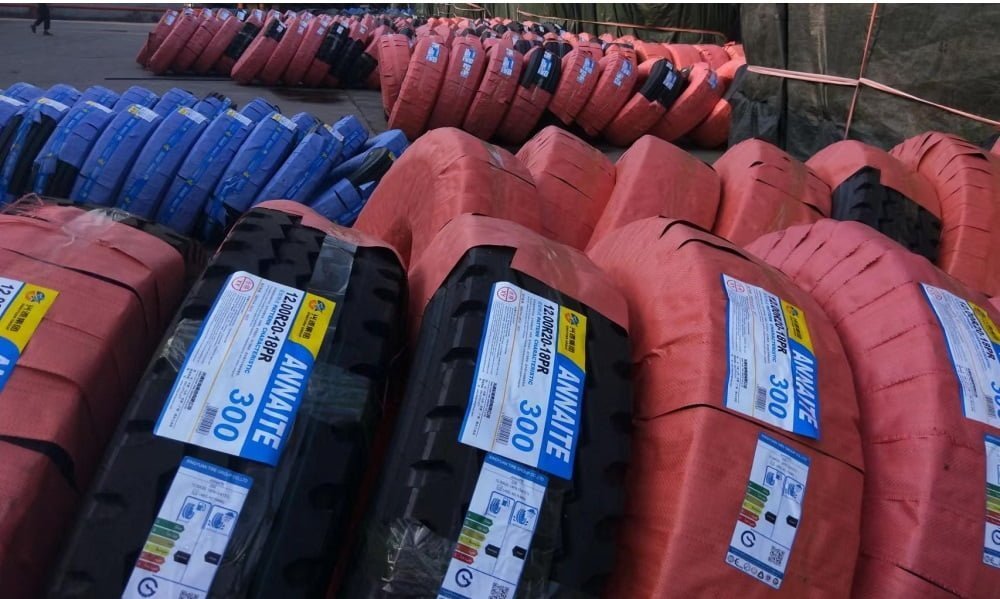 Annaite brand truck tires shipping to Mid. East