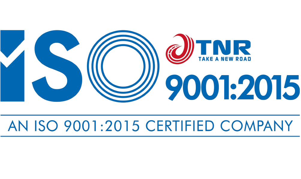 TNR is now an ISO 9001:2015 certified company
